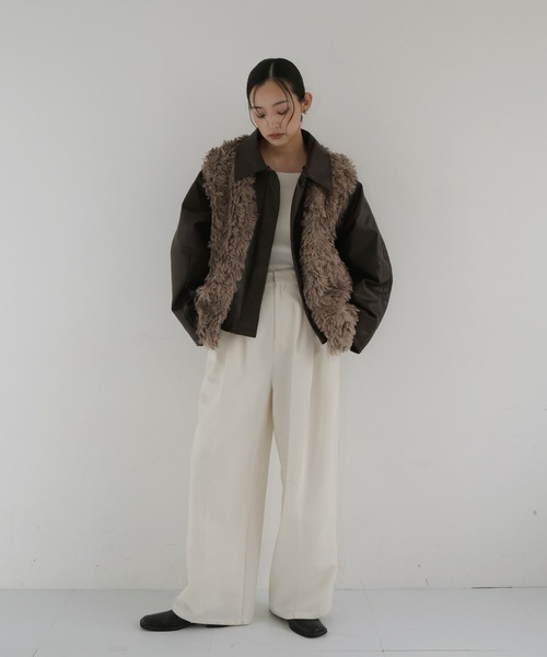 プードルフェイクファーベスト（ベスト）｜hellam（へラム）の