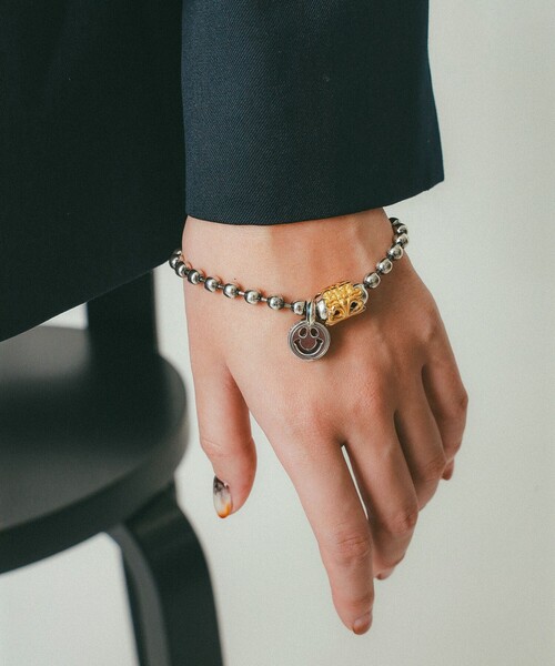 BILL WALL LEATHER（ビルウォールレザー）の「B536-5.5mm Large Ball Chain Bracelet 18k Yellow Gold Plated Basket Ver.（ブレスレット・レディース・その他・ONE SIZE）」の7枚目の写真