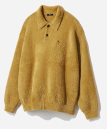 HARE（ハレ）の「SOFTシャギーニットポロ(HARE)（ニット/セーター・メンズ）」