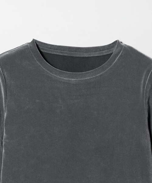A DAY IN THE LIFE UNITED ARROWS（アデイインザライフユナイテッドアローズ）の「シアーフロッキー ハーフスリーブT ＜A DAY IN THE LIFE＞（Tシャツ/カットソー・レディース・ベージュ/ライトグレー/ダークグリーン・FREE）」の10枚目の写真