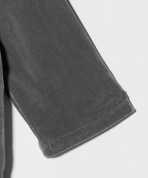 A DAY IN THE LIFE UNITED ARROWS（アデイインザライフユナイテッドアローズ）の「シアーフロッキー ハーフスリーブT ＜A DAY IN THE LIFE＞（Tシャツ/カットソー・レディース・ベージュ/ライトグレー/ダークグリーン・FREE）」の9枚目の写真
