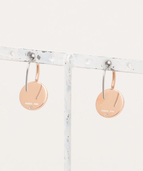 FOSSIL(フォッシル)の「フォッシル アクセサリー レディース ピアス ローズゴールド JF04938791(ピアス(両耳用)・レディース・ピンクゴールド・FREE)」の6枚目の写真