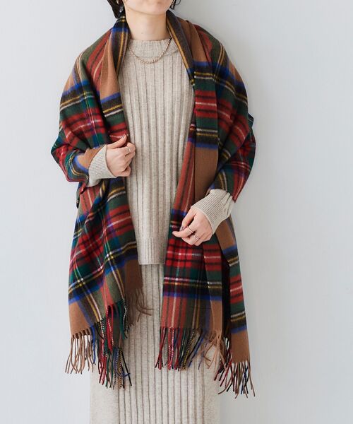 le.coeur blanc(ルクールブラン)の「TWEEDMILLストール(ストール/ショール・レディース・ブラック系その他/グレー系その他/ブラウン系その他3/ベージュ系その他2/ブラウン系その他2/ブルー系その他2/ホワイト系その他2/ベージュ系その他3・FREE)」の14枚目の写真