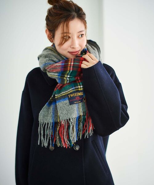 le.coeur blanc(ルクールブラン)の「TWEEDMILLストール(ストール/ショール・レディース・ブラック系その他/グレー系その他/ブラウン系その他3/ベージュ系その他2/ブラウン系その他2/ブルー系その他2/ホワイト系その他2/ベージュ系その他3・FREE)」の18枚目の写真