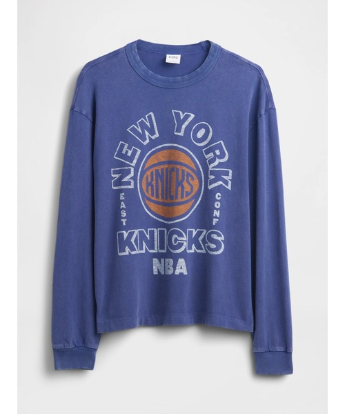 セール】NBA ニューヨーク ニックス クロップド グラフィックTシャツ