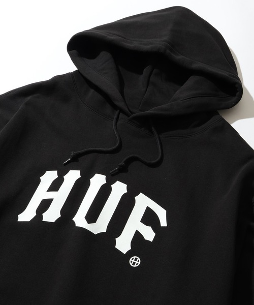 HUF（ハフ）の「【HUF/ハフ】ARCH P/O HOODIE/裏起毛 ロゴプリント プルオーバーパーカー（パーカー・メンズ・ブラック/ブラウン・XL/L/S/M）」の11枚目の写真
