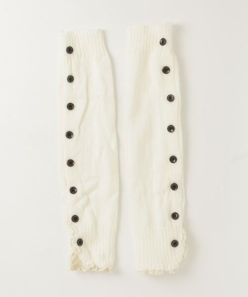 Vini（ヴィニ）の「フリル付きレッグウォーマー（レッグウォーマー・レディース・グレー/ブラック/ホワイト/ブラウン/ダークブラウン/ダークグレー・FREE）」の19枚目の写真
