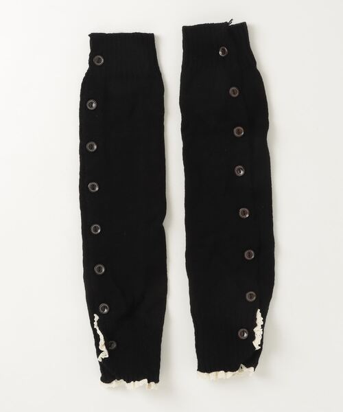 Vini（ヴィニ）の「フリル付きレッグウォーマー（レッグウォーマー・レディース・グレー/ブラック/ホワイト/ブラウン/ダークブラウン/ダークグレー・FREE）」の20枚目の写真