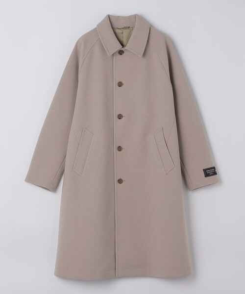 一部WEB限定】〈防風〉ウール ミックス ロングコート◇（ステンカラー