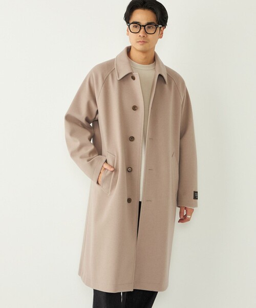 SHIPS Colors:ウール ミックス ロングコート（ステンカラーコート