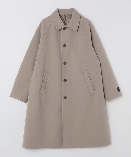 SHIPS Colors（シップス カラーズ）の「SHIPS Colors:ウール ミックス ロングコート（ステンカラーコート・メンズ・ベージュ/ネイビー/ブラック・MEDIUM/LARGE/X-LARGE）」の6枚目の写真