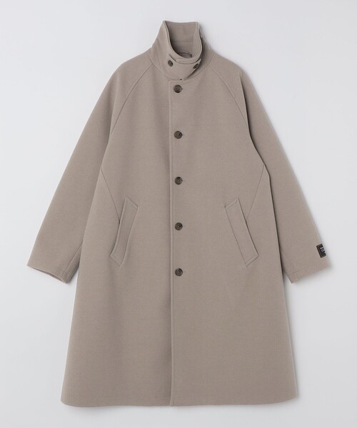 SHIPS ウールコート L ベージュ SHIPS Colors:ウール ミックス ロングコート（ステンカラーコート