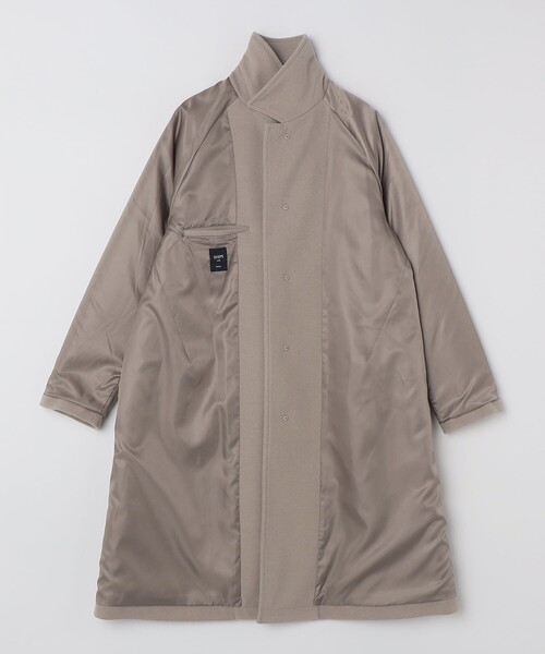 SHIPS Colors:ウール ミックス ロングコート（ステンカラーコート