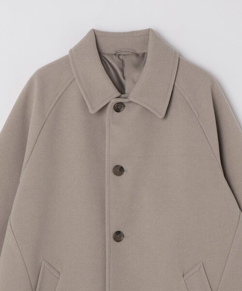 SHIPS Colors（シップス カラーズ）の「SHIPS Colors:ウール ミックス ロングコート（ステンカラーコート・メンズ・ベージュ/ネイビー/ブラック・MEDIUM/LARGE/X-LARGE）」の11枚目の写真