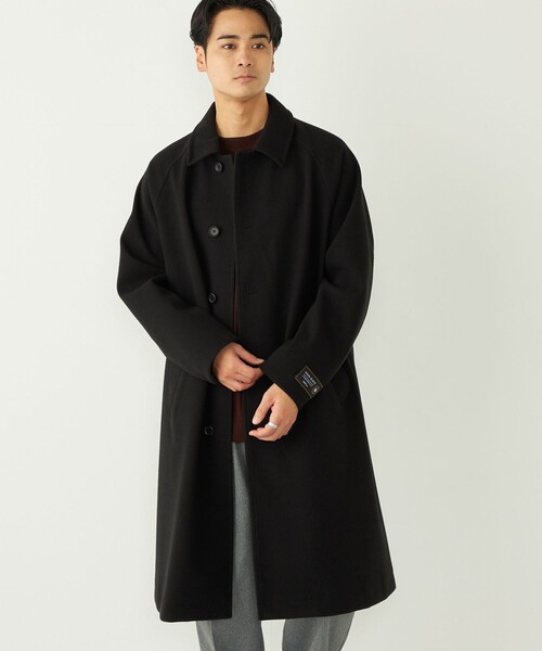 SHIPS Colors:ウール ミックス ロングコート（ステンカラーコート