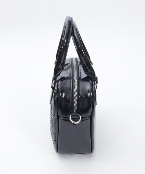 axes femme POETIQUE(アクシーズファムポエティック)の「キルティングチェーンバッグ(ボストンバッグ・レディース・ピンク/ブラック・FREE)」の11枚目の写真