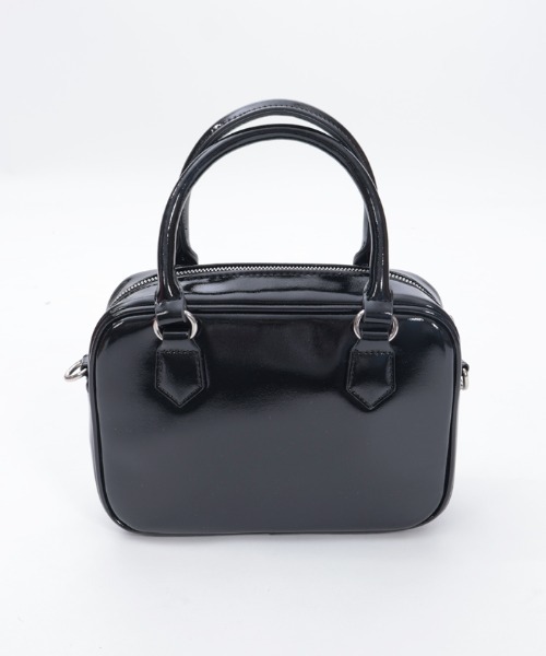 axes femme POETIQUE(アクシーズファムポエティック)の「キルティングチェーンバッグ(ボストンバッグ・レディース・ピンク/ブラック・FREE)」の12枚目の写真
