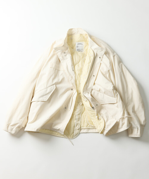 M65 ショートモッズコート LINER SET/ベージュ オフホワイト（モッズ