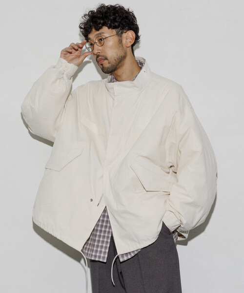 セール】M65 ショートモッズコート LINER SET/ベージュ オフホワイト