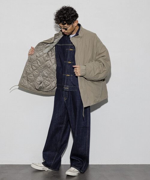 M65 ショートモッズコート LINER SET/ベージュ オフホワイト（モッズ