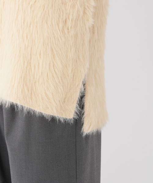 studio CLIP(スタディオクリップ)の「7ゲージフェザーベスト(ベスト・レディース・アイボリー/ベージュ/チャコール・FREE)」の15枚目の写真