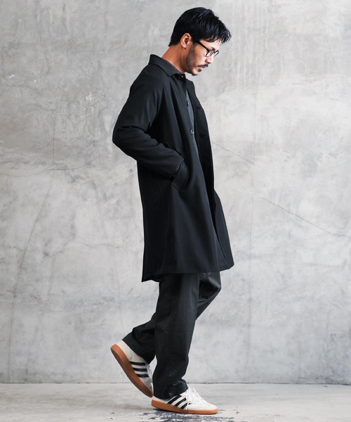 jiggys shop(ジギーズショップ)の「TPU ストレッチ ステンカラーコート スプリングコート(ステンカラーコート・メンズ・ネイビー/グレー/グレー系その他/ライトグレー/ブラック・LARGE/MEDIUM)」の18枚目の写真