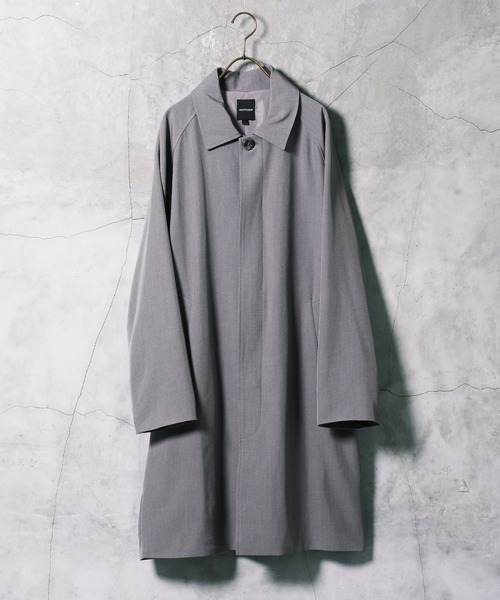 jiggys shop(ジギーズショップ)の「TPU ストレッチ ステンカラーコート スプリングコート(ステンカラーコート・メンズ・ネイビー/グレー/グレー系その他/ライトグレー/ブラック・LARGE/MEDIUM)」の17枚目の写真