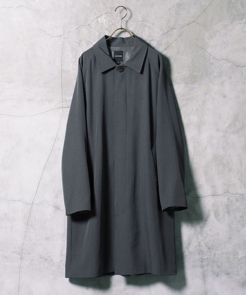 jiggys shop(ジギーズショップ)の「TPU ストレッチ ステンカラーコート スプリングコート(ステンカラーコート・メンズ・ネイビー/グレー/グレー系その他/ライトグレー/ブラック・LARGE/MEDIUM)」の14枚目の写真