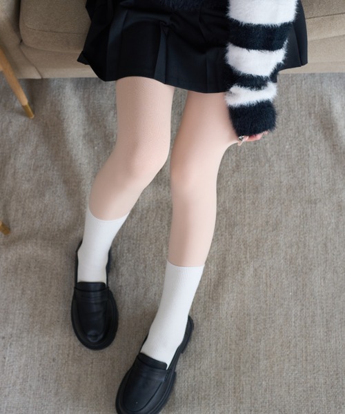 WEGO（ウィゴー）の「WEGO/フェイクタイツ裏起毛（タイツ/ストッキング・レディース・その他2/その他1/ブラック・FREE）」の3枚目の写真