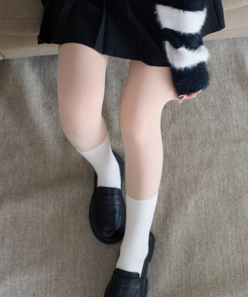 WEGO（ウィゴー）の「WEGO/フェイクタイツ裏起毛（タイツ/ストッキング・レディース・その他2/その他1/ブラック・FREE）」の10枚目の写真