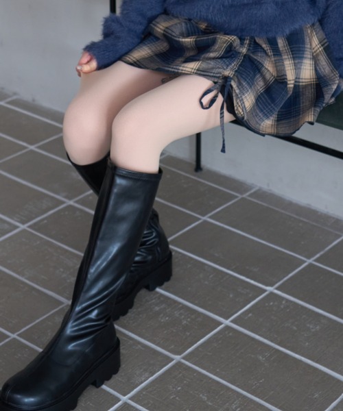 WEGO（ウィゴー）の「WEGO/フェイクタイツ裏起毛（タイツ/ストッキング・レディース・その他2/その他1/ブラック・FREE）」の7枚目の写真