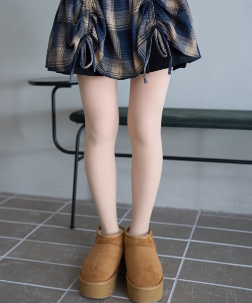 WEGO（ウィゴー）の「WEGO/フェイクタイツ裏起毛（タイツ/ストッキング・レディース・その他2/その他1/ブラック・FREE）」の8枚目の写真