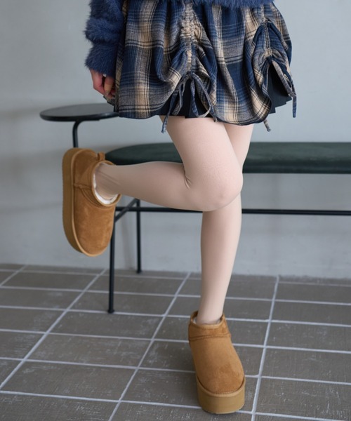 WEGO（ウィゴー）の「WEGO/フェイクタイツ裏起毛（タイツ/ストッキング・レディース・その他2/その他1/ブラック・FREE）」の9枚目の写真