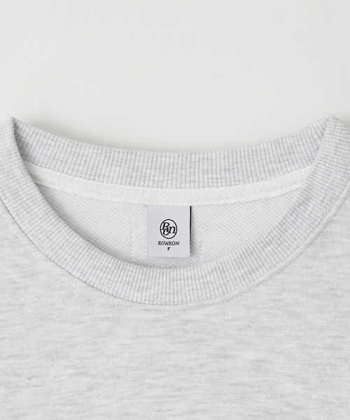 RONRON（ロンロン）の「88 STAR MIXED APPLIQUE SWEATSHIRT WHITE MELANGE（スウェット・レディース・その他・FREE）」の3枚目の写真