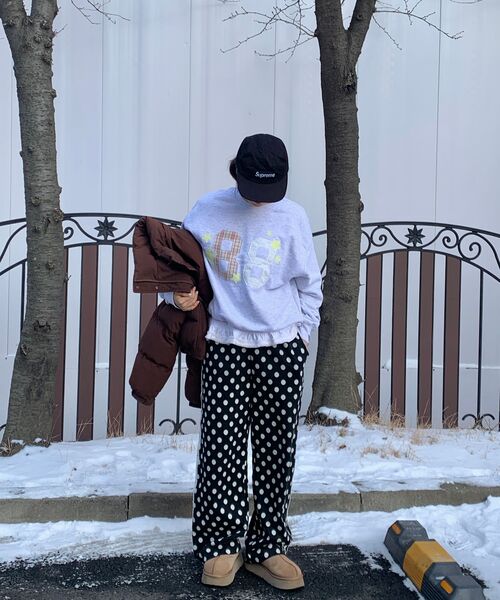 RONRON（ロンロン）の「88 STAR MIXED APPLIQUE SWEATSHIRT WHITE MELANGE（スウェット・レディース・その他・FREE）」の7枚目の写真