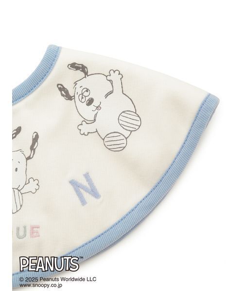 gelato pique（ジェラートピケ）の「【PEANUTS PUPPIES】【BABY】ロゴスタイ（スタイ/よだれかけ・キッズ・クリーム・F）」の4枚目の写真