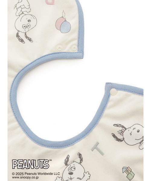 gelato pique（ジェラートピケ）の「【PEANUTS PUPPIES】【BABY】ロゴスタイ（スタイ/よだれかけ・キッズ・クリーム・F）」の6枚目の写真