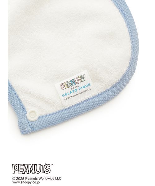 gelato pique（ジェラートピケ）の「【PEANUTS PUPPIES】【BABY】ロゴスタイ（スタイ/よだれかけ・キッズ・クリーム・F）」の7枚目の写真