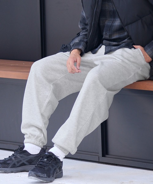 coca（coca）（コカ）の「裏起毛イージージョガーパンツ（その他パンツ・メンズ・ブラック/ライトグレー・XL/M/L）」の2枚目の写真