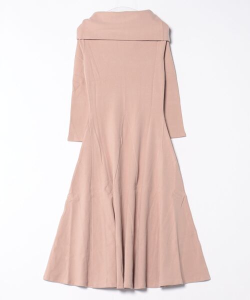 MONAMOUR（モナムール）の「【MONAMOUR/モナムール】offshore ribbon knit dress（ワンピース・レディース・チャコールグレー/ピンクベージュ・FREE）」の3枚目の写真