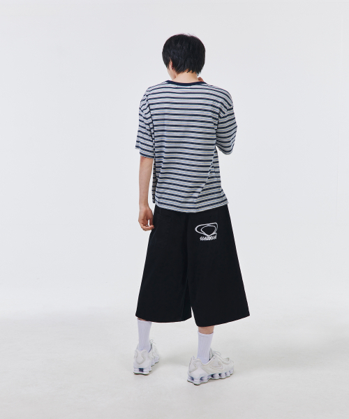 SCALLYWAG（スカリーワグ）の「コットンカチオン刺繍バミューダパンツ[ブラック]（その他パンツ・レディース・その他・MEDIUM/LARGE/X-LARGE/SMALL）」の4枚目の写真