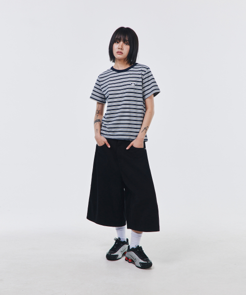 SCALLYWAG（スカリーワグ）の「コットンカチオン刺繍バミューダパンツ[ブラック]（その他パンツ・レディース・その他・MEDIUM/LARGE/X-LARGE/SMALL）」の5枚目の写真