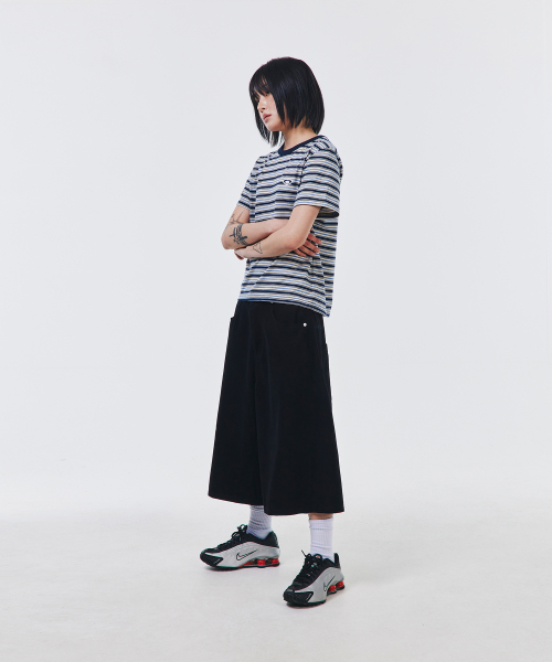 SCALLYWAG（スカリーワグ）の「コットンカチオン刺繍バミューダパンツ[ブラック]（その他パンツ・レディース・その他・MEDIUM/LARGE/X-LARGE/SMALL）」の6枚目の写真