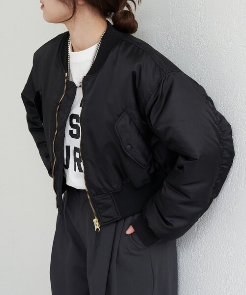 SHENERY（シーナリー）の「MA-1（MA-1・レディース・カーキ/ブラック・36/38）」の2枚目の写真