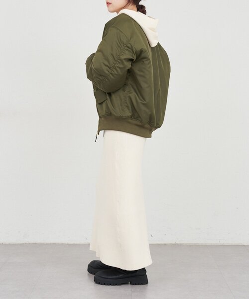 SHENERY（シーナリー）の「MA-1（MA-1・レディース・カーキ/ブラック・36/38）」の4枚目の写真