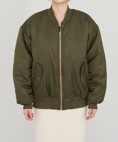 SHENERY（シーナリー）の「MA-1（MA-1・レディース・カーキ/ブラック・36/38）」の13枚目の写真