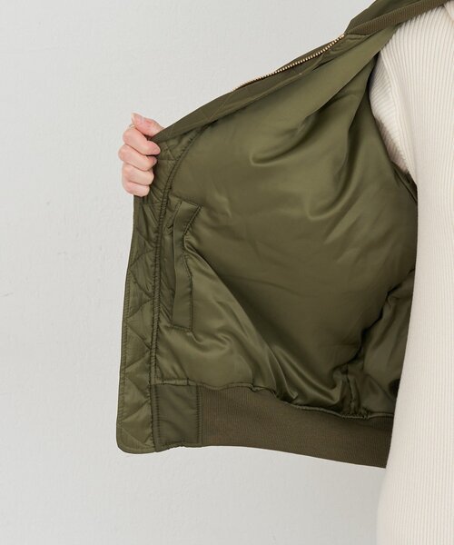 SHENERY（シーナリー）の「MA-1（MA-1・レディース・カーキ/ブラック・36/38）」の19枚目の写真