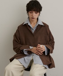 DFFUR.（ディフル）の「スエードタッチアソートオーバーシャツ（シャツ/ブラウス）」