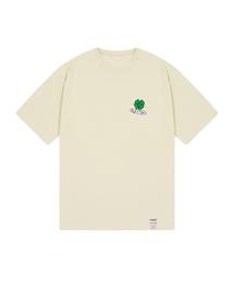 [ユニセックス]クローバーボード半袖Tシャツ_サンドベージュ