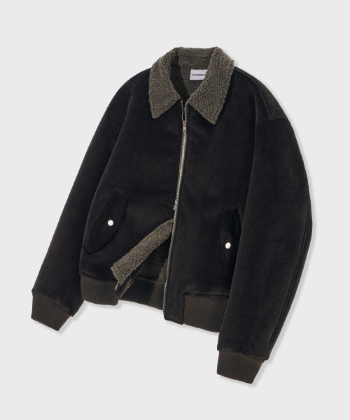 GLW(ジーエルダブリュ)の「ベルベットコーデュロイシアリングジャンパーカーキ(その他アウター・レディース・その他・SMALL/MEDIUM/LARGE)」の1枚目の写真